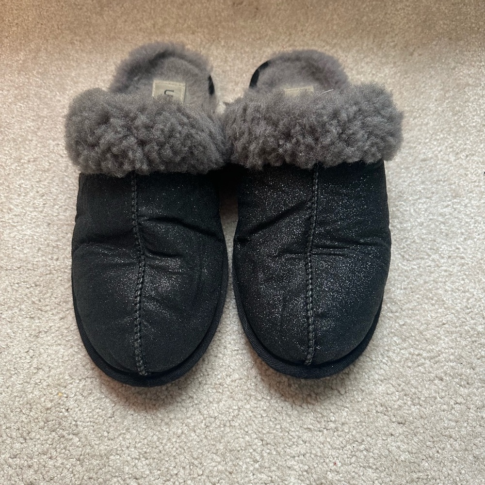 Women's Scuffette II Glitter Slip On Slide Slipper Flats